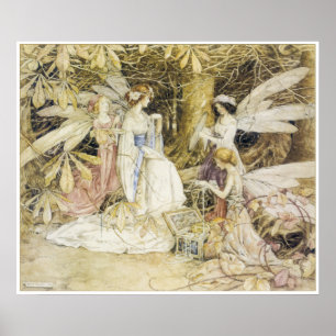 Fairy Jewels Print von Helen Jacobs Poster