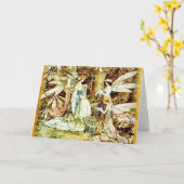 Fairy Juwelen mit Gold Border Birthday Karte (Gelbe Blume)