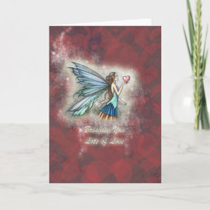 Fairy-Karte 'Bringing You Lots of Love', Notizkart Feiertagskarte