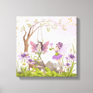 Fairy Kinderzimmer Décor Set 3 Canvas Print Leinwanddruck