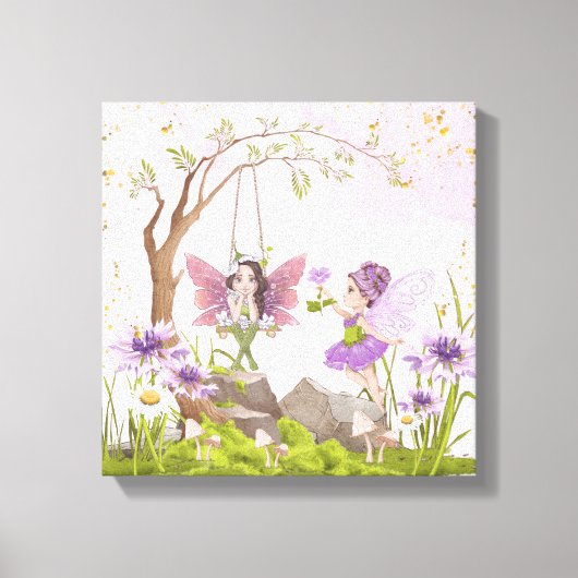 Fairy Kinderzimmer Décor Set 3 Canvas Print Leinwanddruck (Vorderseite)