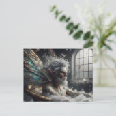 Fairy King nimmt ein Bad in Gold Tube Postkarte (Stehend Vorderseite)