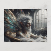 Fairy King nimmt ein Bad in Gold Tube Postkarte (Vorderseite)