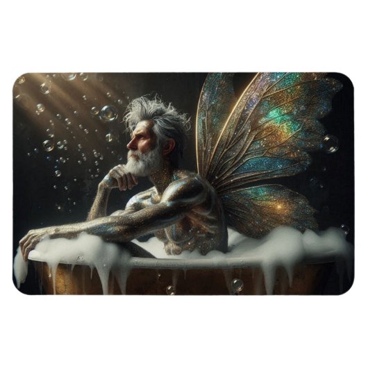 Fairy King nimmt ein Bad Magnet (Horizontal)