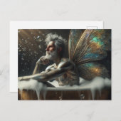 Fairy King nimmt ein Bad Postkarte (Vorne/Hinten)