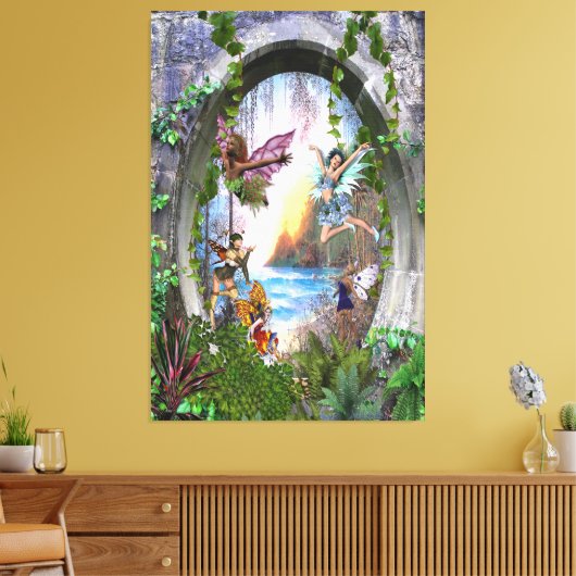 Fairy Kingdom Leinwanddruck (Insitu (Wohnzimmer))