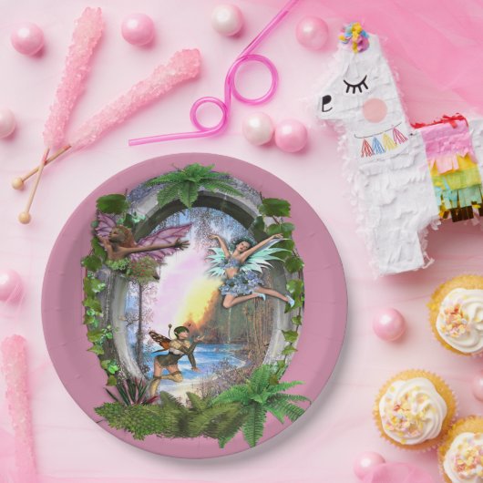 Fairy Kingdom Pappteller (Party)