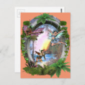 Fairy Kingdom Postkarte (Vorne/Hinten)