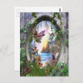 Fairy Kingdom Postkarte (Vorne/Hinten)