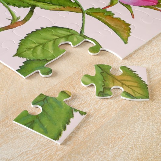 Fairy Kitten Ruhen in Rose Puzzle (Seite)