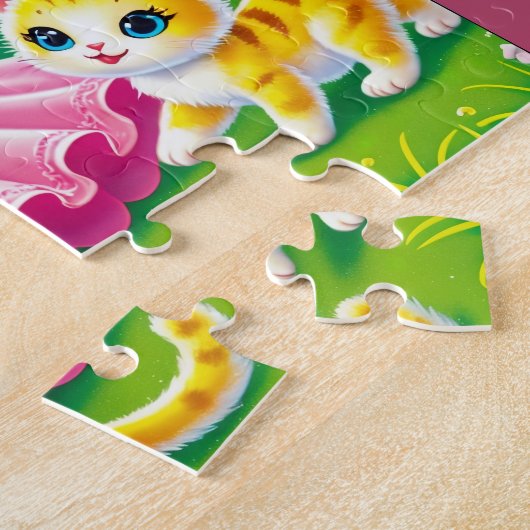 "FAIRY & KITTENS" JIGSAW PUZZLE (Seite)
