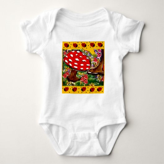 Fairy Lady Bugs Baby Strampler (Vorderseite)