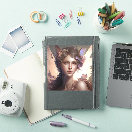 Fairy Lady Fantasy Art Aufkleber (iPad Hülle)