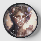 Fairy Lady Fantasy Art Uhr (Vorderseite)
