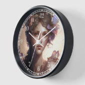 Fairy Lady Fantasy Art Uhr (Winkel)