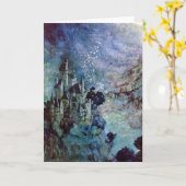 Fairy Land Edmund Dulac Fine Art Card Karte (Gelbe Blume)