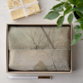 Fairy Land Spring Forest Gray Birds Seidenpapier (Geschenk)