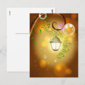 Fairy Lantern Postkarte (Vorne/Hinten)
