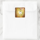 Fairy Lantern Quadratischer Aufkleber (Tasche)