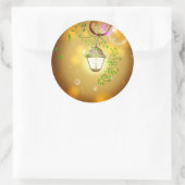Fairy Lantern Runder Aufkleber (Tasche)