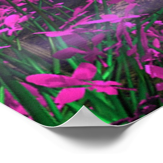 Fairy LavenderGlitter Poster (Ecke)