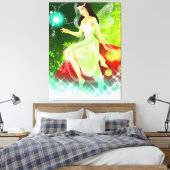Fairy Leinwanddruck (Insitu (Schlafzimmer))