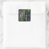 Fairy Lights Surreal Forest Quadratischer Aufkleber (Tasche)
