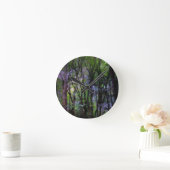 Fairy Lights Surreal Forest Runde Wanduhr (Zuhause)