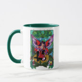 Fairy Lila Red Mushroom Gothic Tasse (Links)