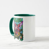 Fairy Lila Red Mushroom Gothic Tasse (Vorderseite Links)