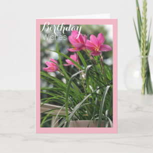 Fairy Lily Birthday Wwünschcard Feiertagskarte