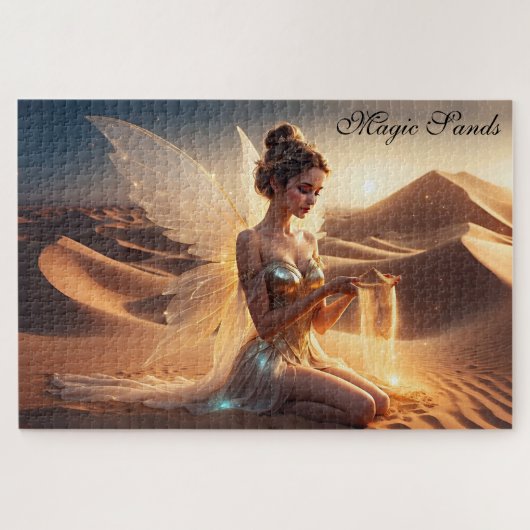 Fairy Magic Dream Wüste elegante Sonnentage Puzzle (Horizontal)