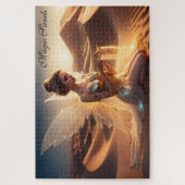 Fairy Magic Dream Wüste elegante Sonnentage Puzzle (Vertikal)