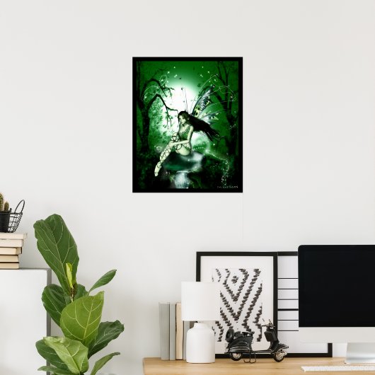 Fairy Magic Green Poster (Heimbüro)