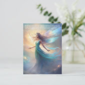 Fairy Magic Postkarte (Stehend Vorderseite)