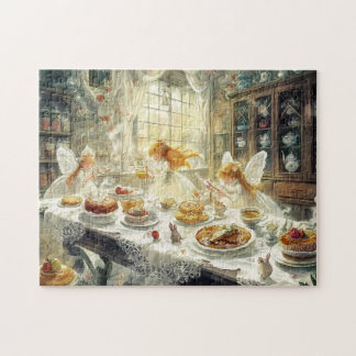 Fairy Magic Tea Party Spring Kitchen Baking Time Puzzle