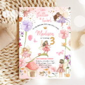 Fairy Magical Forest Garden Girl Fairy Birthday Einladung