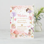 Fairy Magical Forest Garden Giro del Malcantone Einladung (Stehend Vorderseite)