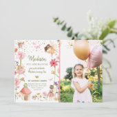 Fairy Magical Forest Garden Giro del Malcantone Einladung (Stehend Vorderseite)