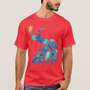 Fairy Magical Peacock Funny Niedliche Vögel Tieris T-Shirt