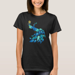Fairy Magical Peacock Niedliche Vögel Tiergrafik T-Shirt