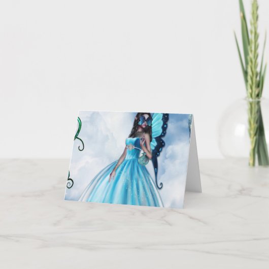 Fairy Masquerade Ball Karte (Vorderseite)