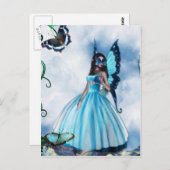 Fairy Masquerade Ball Postkarte (Vorne/Hinten)