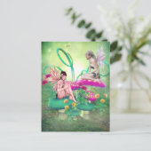 Fairy Meeting Postkarte (Stehend Vorderseite)