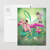 Fairy Meeting Postkarte (Vorne/Hinten)