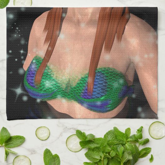 Fairy Mermaid Handtuch (Gefaltet)