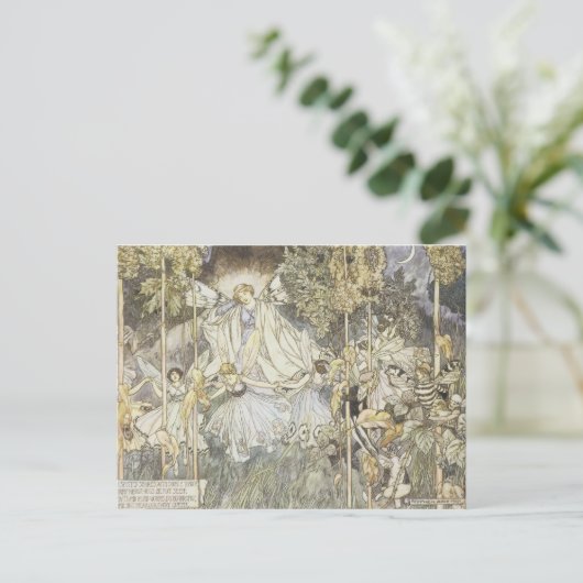Fairy Midsommer Night's Dream 1907 Postkarte (Stehend Vorderseite)