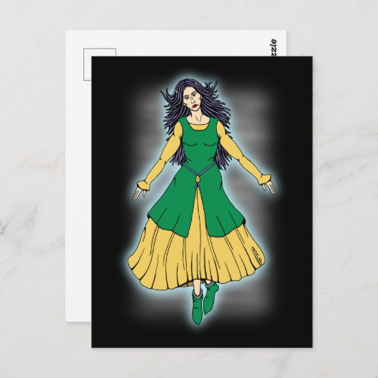 Fairy Mistress Leanan Sidhe Postkarte (Vorne/Hinten)