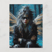 Fairy mit annoyed look postkarte (Vorderseite)