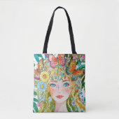 Fairy mit Blume Tasche (Vorderseite)